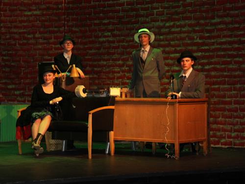 students in Radium Girls play 